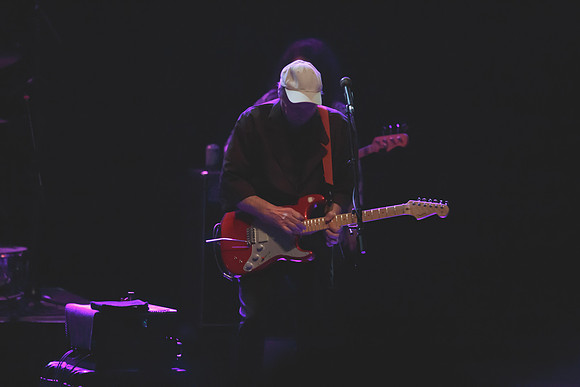 Jerry Harrison & Andrew Belew at The Danforth Music Hall on March 2, 2023. Embrace Presents presentation.