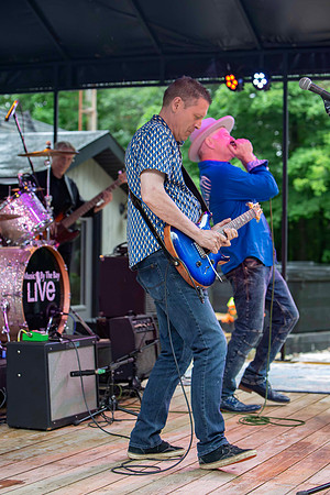 Larry Kurtz & The Lawbreakers at Blues Holler in Uxbridge, July 8, 2023.