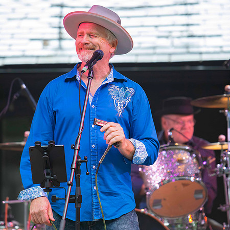 Larry Kurtz & The Lawbreakers at Blues Holler in Uxbridge, July 8, 2023.