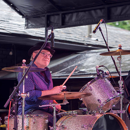 Larry Kurtz & The Lawbreakers at Blues Holler in Uxbridge, July 8, 2023.