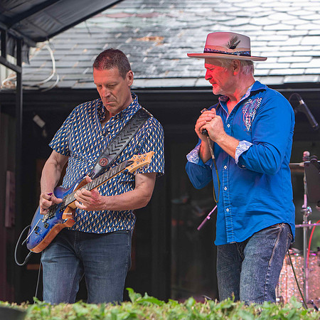 Larry Kurtz & The Lawbreakers at Blues Holler in Uxbridge, July 8, 2023.
